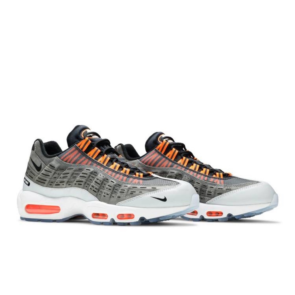 Nike Women’s Air Max Sneakers in Gray, White & Orange